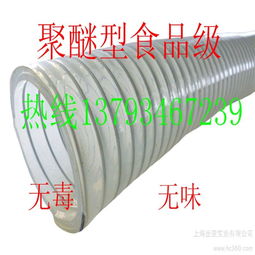pu食品級透明不銹鋼絲耐高溫食品級平滑軟管